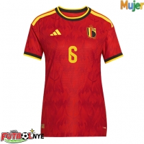 Camiseta Bélgica Axel Witsel #6 Primera Equipación para mujer Mundial 2026 manga corta